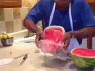 现在流行这么吃西瓜吗